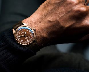 HOT Oris Big Crown Bronze On Wrist Oris Big Crown Pointer Date