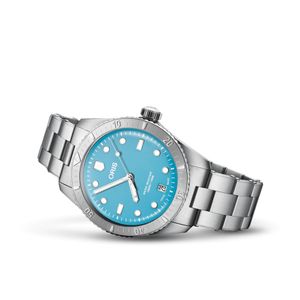 Oris Divers Sixty-Five 38mm Cotton Candy Blue Dial Automatic Bracelet Watch
