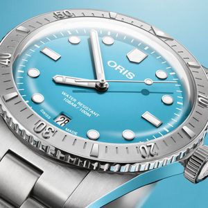 Oris Divers Sixty-Five 38mm Cotton Candy Blue Dial Automatic Bracelet Watch