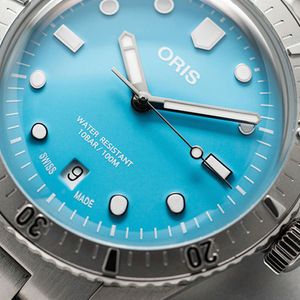 Oris Divers Sixty-Five 38mm Cotton Candy Blue Dial Automatic Bracelet Watch