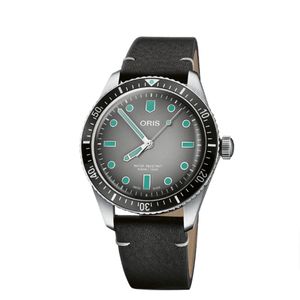 Preview image of Oris Divers Sixty-Five 40mm Black Automatic Leather Strap Watch
