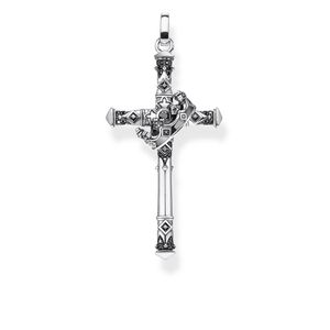Thomas Sabo Sterling Silver Cross and Crown Pendant