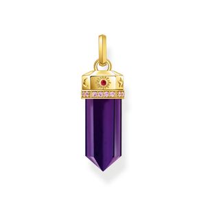 Preview image of Thomas Sabo Imitation Amethyst Gold Plated Pendant