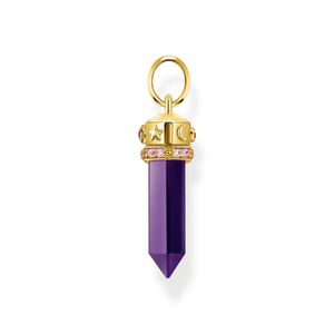 Thomas Sabo Imitation Amethyst Gold Plated Pendant