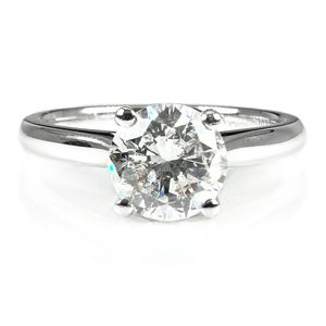 Preview image of Platinum 1.13ct Round Brilliant Diamond 4 Claw Solitaire
