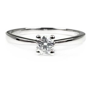Preview image of Platinum 0.25ct Round Brilliant Diamond 4 Claw Solitaire 