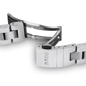Rado Hyperchrome 44.9mm Steel Black Quartz Chronograph Bracelet Watch