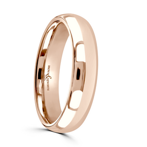 Preview image of 18ct Rose Gold 5mm Medium Court Gents Wedding Ring