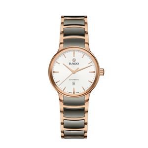 Preview image of Rado Centrix 30.5mm Plasma Ceramic & Rose Gold Automatic Bracelet Watch