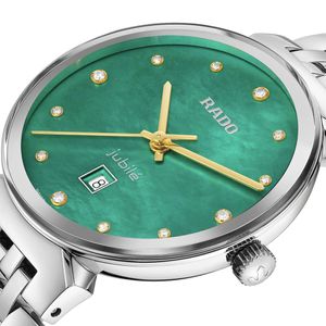 Preview image of Rado Florence 30mm Green Mother of Pearl Diamond Steel Bracelet Watch