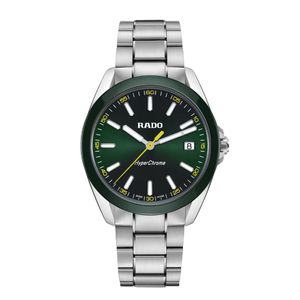 Preview image of Rado HyperChrome 41.5mm Green Steel Quartz Bracelet Watch