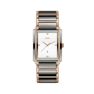 Preview image of Rado Integral 31mm Plasma Ceramic & Rose Gold Diamond Quartz Bracelet Watch
