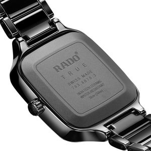 Rado True Square 38mm Automatic Black Bracelet Watch