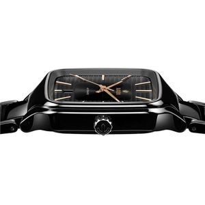 Rado True Square 38mm Automatic Black Bracelet Watch