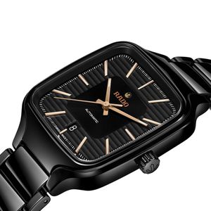 Rado True Square 38mm Automatic Black Bracelet Watch