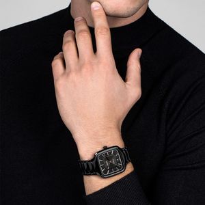 Rado True Square 38mm Automatic Black Bracelet Watch