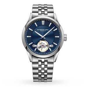 Preview image of Raymond Weil Freelancer R1212 42mm Blue Steel Automatic Bracelet Watch