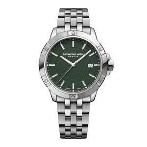 Preview image of Raymond Weil Tango Classic 41mm Steel Green Dial Quartz Bracelet Watch