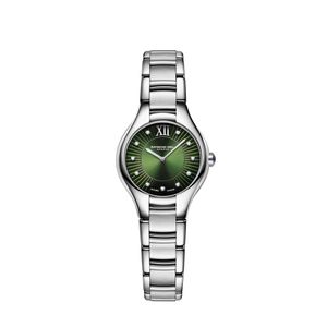Preview image of Raymond Weil Noemia 24mm Steel Green Dial Diamond Dot Quartz Bracelet Watch