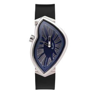 Preview image of Exaequo Revolve Stainless Steel Blue Quartz Silicon Strap Watch 