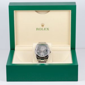 Rolex Datejust 41 126300 Slate & Green Dial Watch