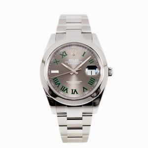 Rolex Datejust 41 126300 Slate & Green Dial Watch