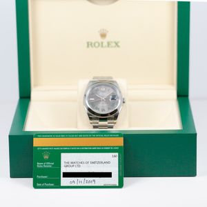 Rolex Datejust 41 126300 Slate & Green Dial Watch