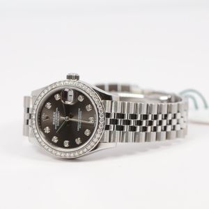 Rolex Lady Datejust 278384RBR Dark Grey Dial Watch