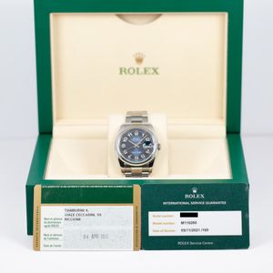 Rolex Datejust 36 116200 Blue Dial Watch