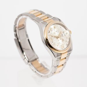 Rolex Datejust 36 116203 Silver Floral Dial Watch