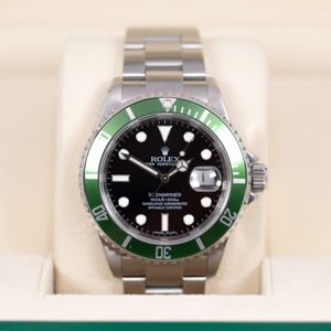 Rolex Submariner 16610LV 'Kermit' Black Dial Watch