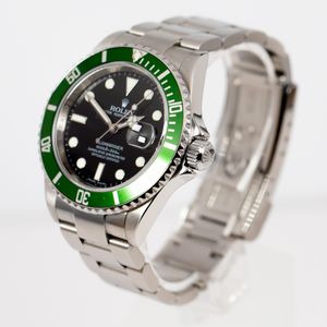 Rolex Submariner 16610LV 'Kermit' Black Dial Watch