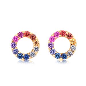 Preview image of 18CT GOLD FANCY SAPPHIRES .38 EARRINGS