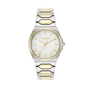 Preview image of Olivia Burton Sports Luxe 34mm Ivory & Two Tone Quartz Bracelet Watch