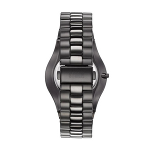 Storm Slim-X XL 40mm Slate Blue IP Plate Bracelet Watch