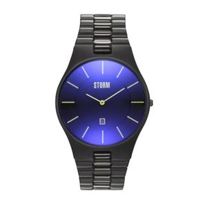 Preview image of Storm Slim-X XL 40mm Slate Blue IP Plate Bracelet Watch