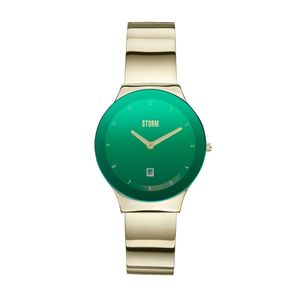 Preview image of Storm Lucki 30mm Green Gold Plated Quartz Bracelet Watch
