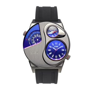 Preview image of Storm Navitrek 45mm Lazer Blue Quartz Bracelet Watch