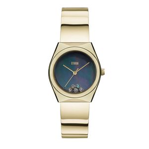 Preview image of Storm Zinara Gold Plated Black Mother Of Pearl Bracelet Watch 