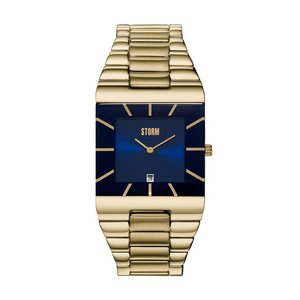 Preview image of Storm Omari XL 32mm Blue Gold Plated Quartz Watch