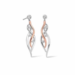 Preview image of Clogau Swallow Falls Silver Drop Earrings