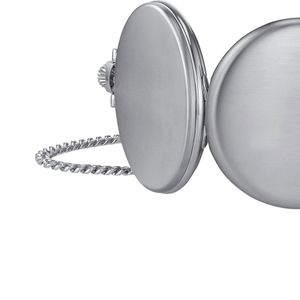 Tissot Savonnette Stainless Steel Blue Dial Quartz Pocket Watch