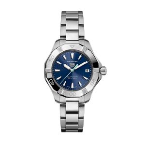 Preview image of TAG Heuer Aquaracer Professional 200 34mm Solargraph Blue Steel Bracelet Watch 