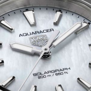 Preview image of TAG Heuer Aquaracer Professional 200 34mm Solargraph Mother of Pearl Bracelet Watch 