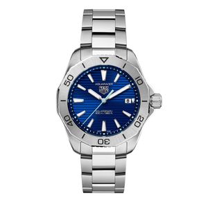 Preview image of TAG Heuer Aquaracer Professional 200 40mm Solargraph Blue Steel Bracelet Watch 