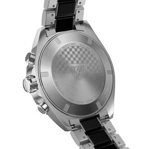 TAG Heuer Formula 1 43mm Steel Grey 3 Row Bracelet Chronograph Watch 