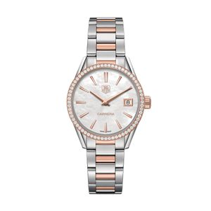 Tag Heuer Ladies 32mm Diamond Set Carrera Bracelet Watch Peter Jackson