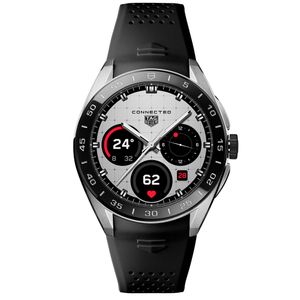 Preview image of TAG Heuer Connected Calibre E5 45mm Steel Black Rubber Strap Watch 