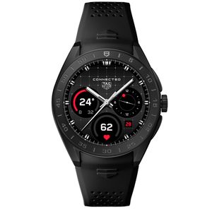 Preview image of TAG Heuer Connected Calibre E5 45mm Titanium Black Rubber Strap Watch 