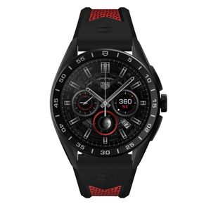 TAG Heuer Connected Sport Edition 45mm Rubber Strap Watch Peter
